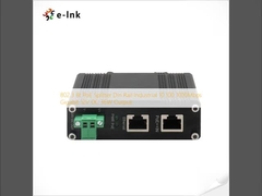 802.3 Bt PoE Splitter Din Rail Industrial 10 100 1000Mbps Gigabit 12V DC 36W Uitgang