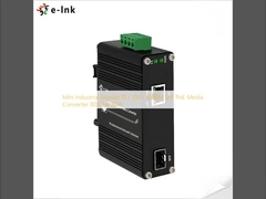 Mini Industriële Gigabit 10/100/1000M SFP PoE Media Converter 802.3at 30W