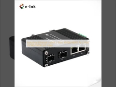 Industrial Ethernet Switch 2 Port 10/100/1000T naar 2 Port 10/100/1000X SFP-vezel