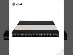 L3 beheerde 48-poort 10/100/1000BASE-T + 4-poort 10G SFP+ Gigabit Ethernet Switch