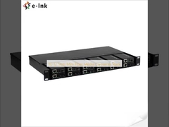 1U 12 Sleuven Mini Glasvezel Media Converter Rack