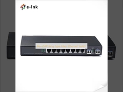 8G+2SFP-ringtype Ethernet-switch met glasvezel