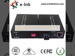 10/100/1000M Gigabit Ethernet Media Converter SFP-sleuf met DIP-schakelaar
