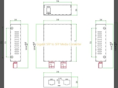 Gigabit SFP naar SFP Media Converter