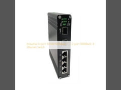 Industriële 4-poort 10/100/1000Base-T + 2-poort 1000BASE-X Ethernet Switch
