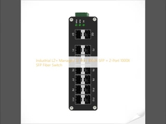 Industriële L2+ beheerde 12-poorts 1000X SFP + 2-poorts 1000X SFP-glasvezelschakelaar