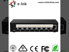 Onbeheerde 8-poorts 10/100/1000Mbps Ethernet Switch