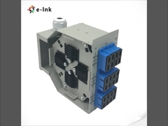 12SC duplex, op DIN-rail gemonteerd glasvezelpatchpaneel