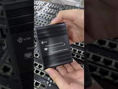 Industriële 8-poorts Gigabit Switch - 2x SFP -40°C tot 80°C DIN-rail