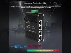 12~48VDC Power Input Industrial 2-Port Gigabit PoE+ Injector ondersteunt IEEE802.3at