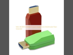Mini 4K/60Hz HDMI2.0 via Single-Core Multimode Fiber Extender