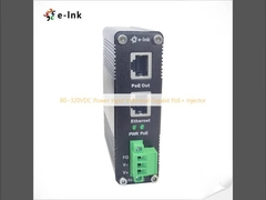 80~320VDC stroominvoer Industrial Gigabit PoE+ injector