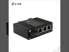 Mini Industrial 3-Port 10/100/1000T + 1-Port 1000X SC Gigabit Ethernet Switch