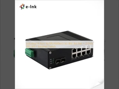 Industriële 8-poorts 10/100/1000M/2.5G 802.3bt PoE + 2-poorts 10G SFP+ Ethernet Switch