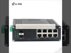 Industriële L2+ 8-poort 10/100/1000T 802.3at PoE + 2-poort 1000X SFP Managed Ethernet Switch
