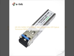 HD-SDI CWDM 1270~1610nm 40 km digitale video SFP optische transceiver (MSA)
