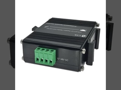 Mini Industrieel 1000BASE-X naar 10/100/1000BASE-T 60W PoE+ Media Converter Ondersteunt Full/Half-duplex,