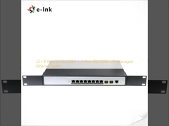 L2+ 8-poorts 10/100/1000T + 2-poorts 100/1000X SFP Managed Ethernet Switch