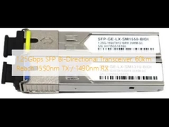 1.25Gbps SFP bi-directionele transceiver, 60km bereik 1550nm TX / 1490nm RX