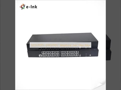 32-kanaals POTS (FXO/FXS) Telefoon over Glasvezel Mux