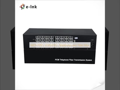 64-kanaals POTS (FXO/FXS) Telefoon over Glasvezel Multiplexer