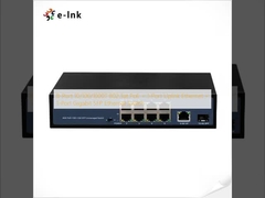 8-poorts 10/100/1000T 802.3at PoE + 1-poorts Uplink Ethernet + 1-poorts Gigabit SFP Ethernet Switch