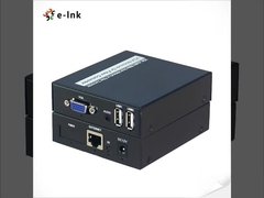 USB VGA KVM over CAT5/6 UTP Extender Ondersteuningen voor externe eenrichtingsverzending van analoge stereo-audio-signalen
