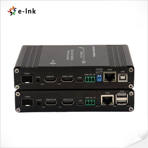 Latest company news about Visuele grenzen herdefiniëren | E-link China lanceert 4K 60Hz All-in-One HDMI KVM Fiber Extender