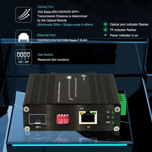 Latest company news about Bereik vandaag nog naadloze connectiviteit met Mini 10G Media Converter