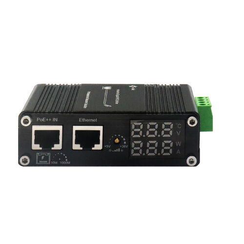 Latest company news about E-link LNK-INS901-LED Industrial 802.3bt PoE++ Splitter: met vertrouwen aansturen van niet-PoE Edge-apparaten