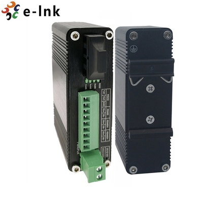 Industriële Seriële RS232 RS485 RS422 SC Fiber Media Converter Modem Single Mode 20KM