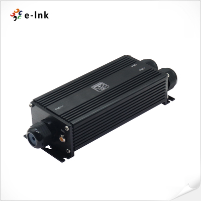 IP67 waterdichte industriële Gigabit PoE-extender (1 x Input 2 x Output)