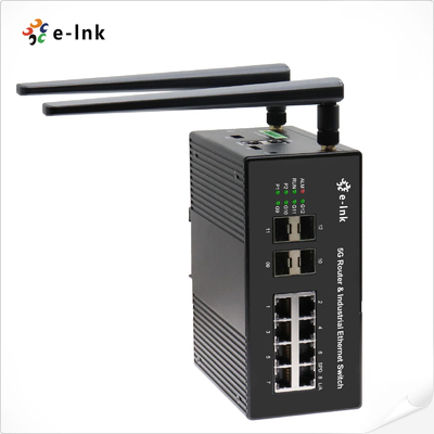 5G-router en industriële Ethernet-switch