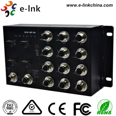 EN50155 Industriële Gigabit Managed Ethernet-switches