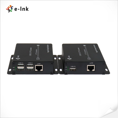 4-poort USB 2.0 via UTP Extender