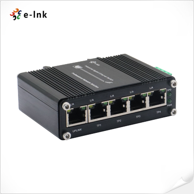 Mini Industriële 5-poorts Gigabit Ethernet Switch