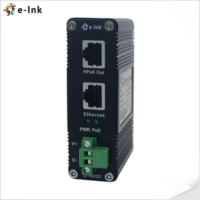 12~48V gelijkstroom Input Industrial Gigabit 60W PoE Injector