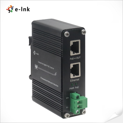 Industriële Gigabit 100W 802.3bt PoE++ injector (12~48VDC)