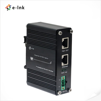 12~48V gelijkstroomtoevoer Industrieel 2.5G PoE+ injector