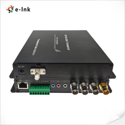 1Ch BIDI 3G-SDI Video + 2Ch Achterwaarts Analoog Audio + 1Ch BIDI RS422 + 1Ch 100M Ethernet + 1Ch Achterwaarts Tally + 1Ch Achterwaarts Analoog Tri-level Sync over Fiber Extender
