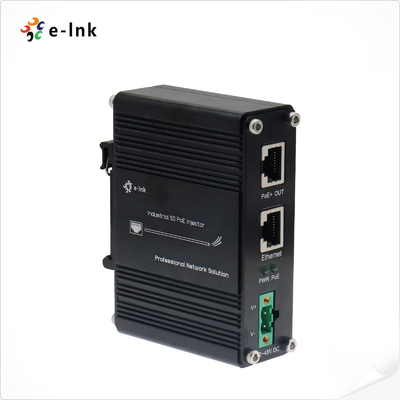12~48V gelijkstroomtoevoer Industrieel 5G PoE+-injector