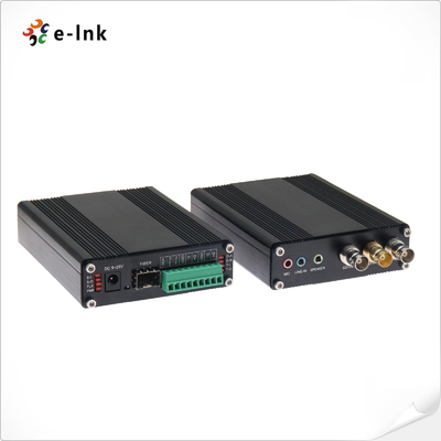 4-Kanaals 3G-SDI Glasvezelconverter met Ethernet