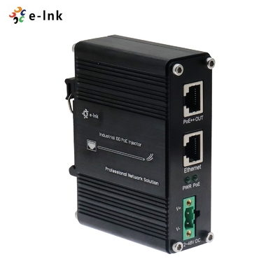 12~48V gelijkstroomtoevoer Industrieel 10G 60W PoE-injector