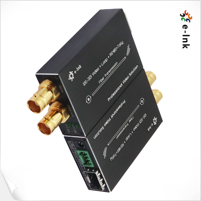 Mini 12G-SDI naar glasvezelconverter met Tally en RS485