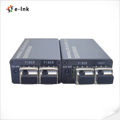 Mini 24G-SDI naar vezelconverter met 2 x 12G-SDI 1*LC vezel