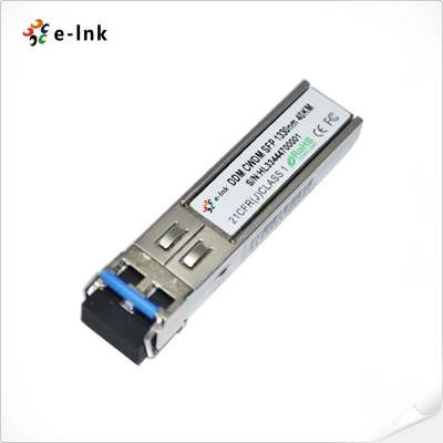 3G-SDI CWDM 1270~1610nm 40 km digitale video SFP optische transceiver (MSA)