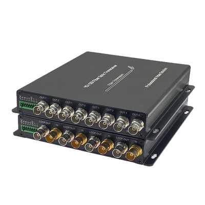 4-kanaals 3G-SDI-vezelconverter met RS485 & Tally