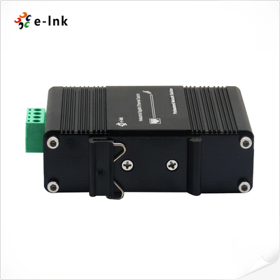 Mini Industrial 1-Port 100/1000X SFP naar 1-Port 10/100/1000T 90W PoE++ Media Converter
