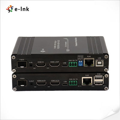 Multifunctionele 4K 60Hz HDMI KVM Glasvezel Extender