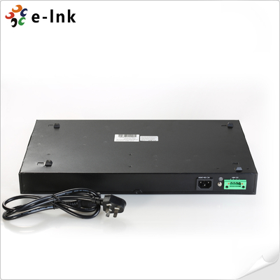 24-poorts 10/100/1000Base-T + 4x1000Bae-SFP beheerde PoE-switch
